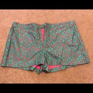 Juicy couture teal lace over pink 3” shorts